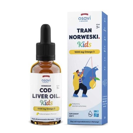 Osavi Norwegischer Trank Kids 1000 mg Omega-3 für Kinder 50 ml