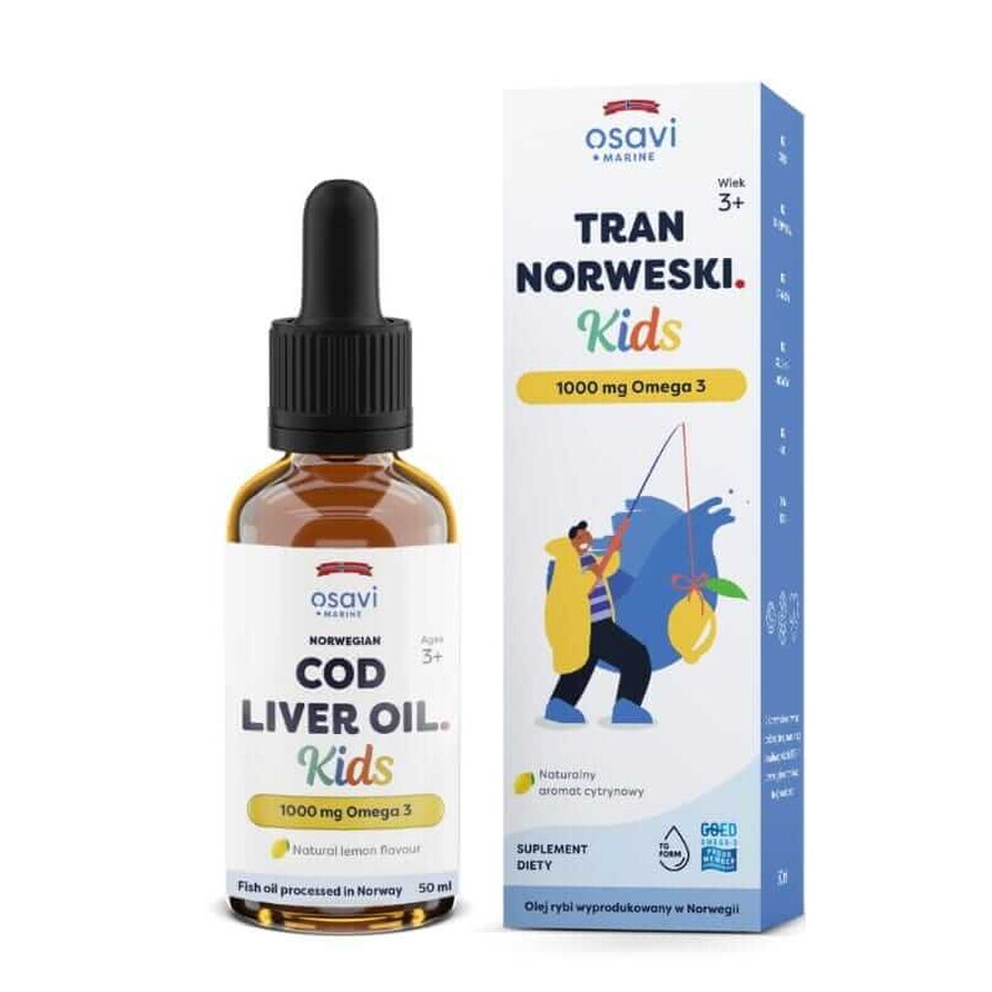 Osavi Norwegischer Trank Kids 1000 mg Omega-3 für Kinder 50 ml