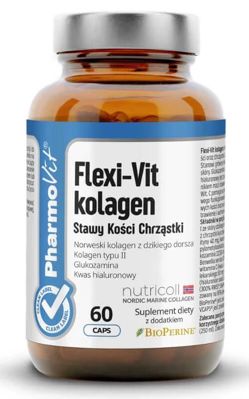 Flex-Vit Kollagen 60 Kapseln PharmoVit Clean Label