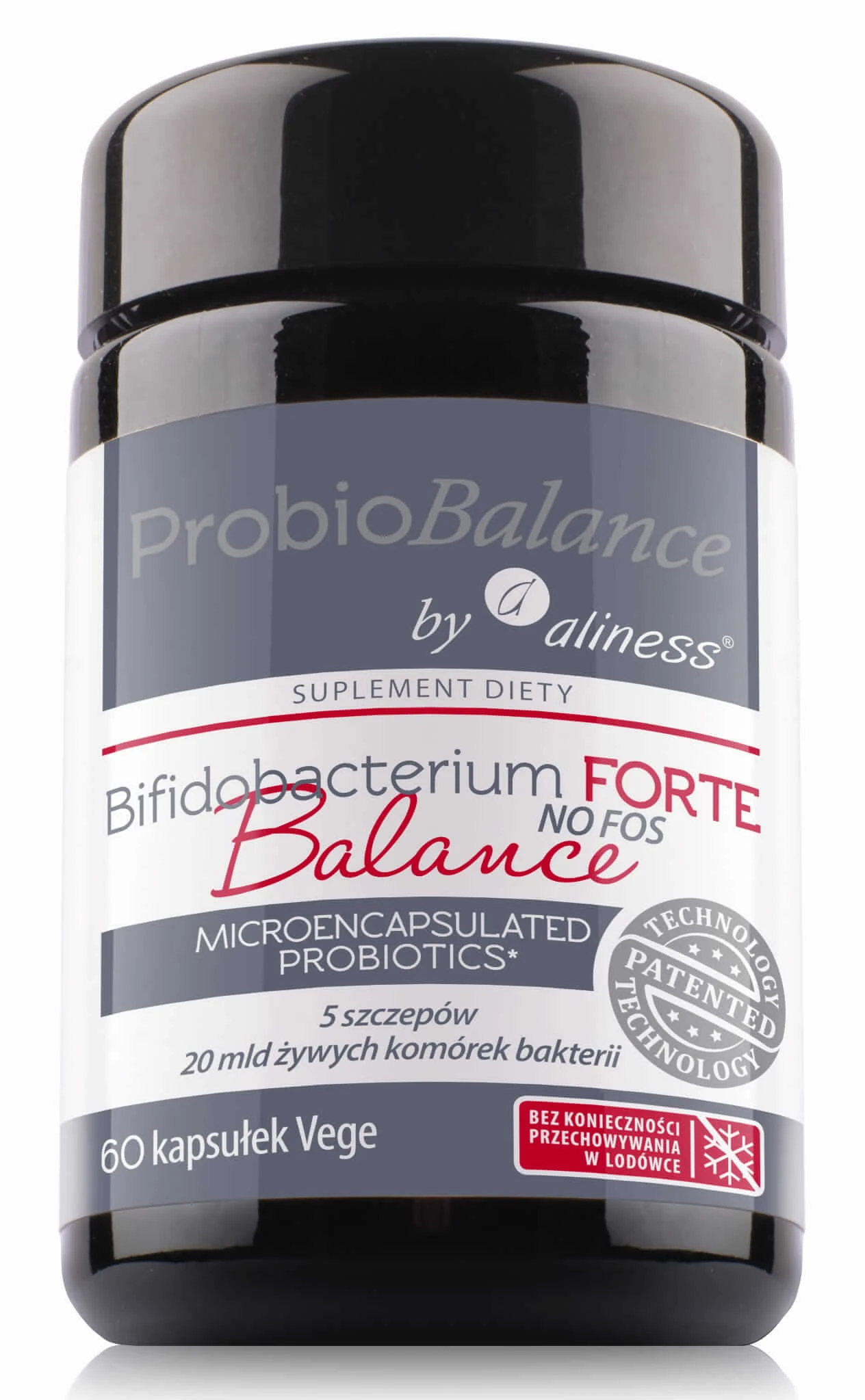 ProbioBalance (Bifidobacterium FORTE Balance No Foss 20 Milliarden) 60 Kapseln Aliness