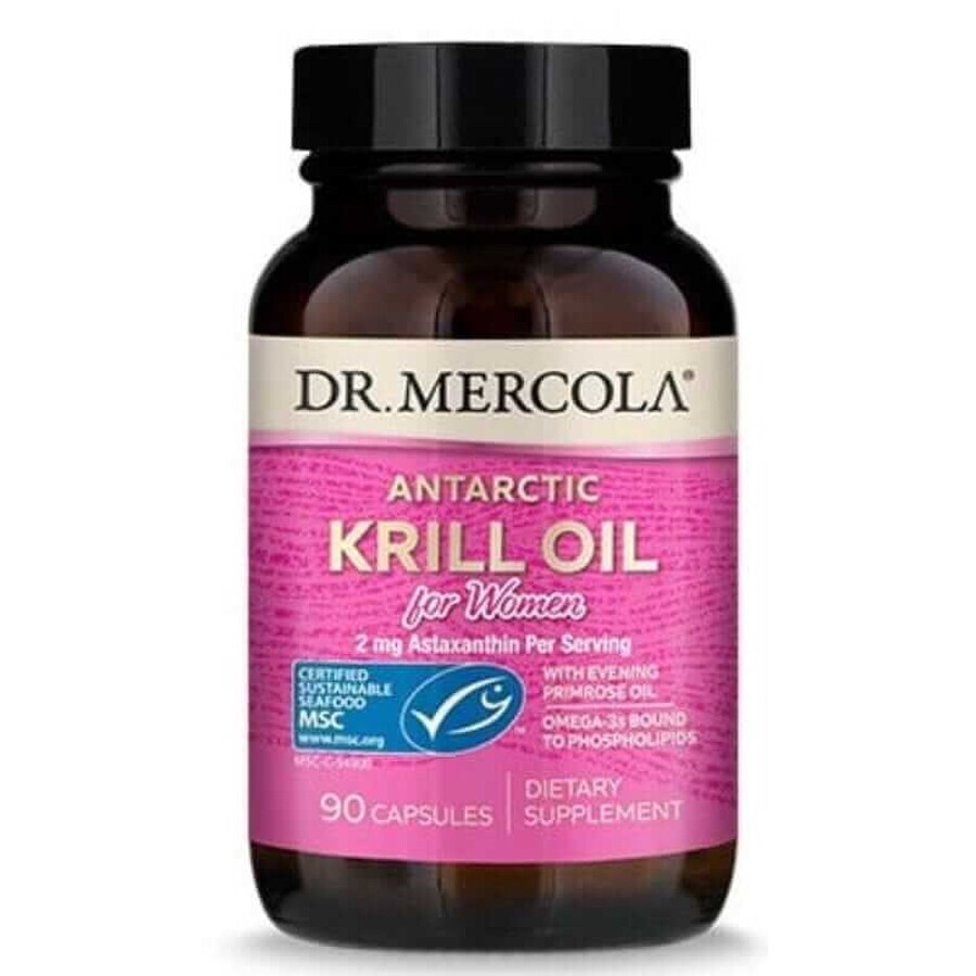 Dr Mercola Krillöl für Frauen 90 Kapseln