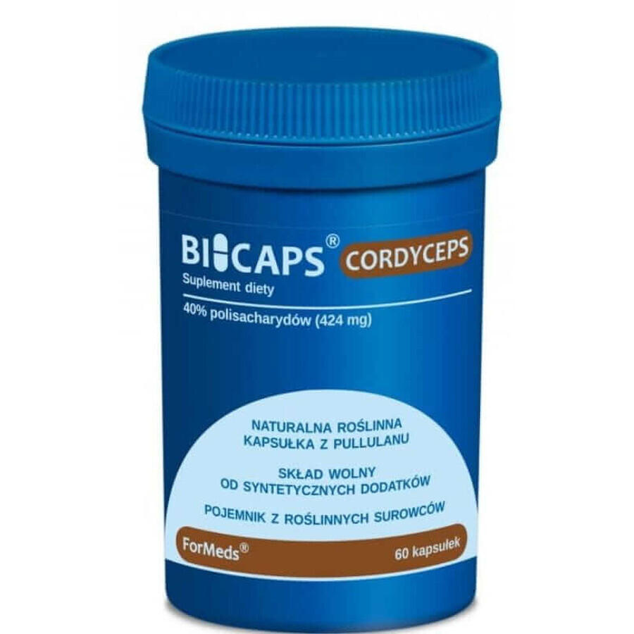 Bicaps Cordyceps 60 gélules - Formeds