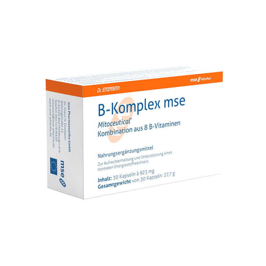 B-Complex 30 capsules MSE MSE Dr. Enzmann