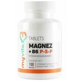 Magnesium citrate + B6 P-5-P 100 tablets Myvita