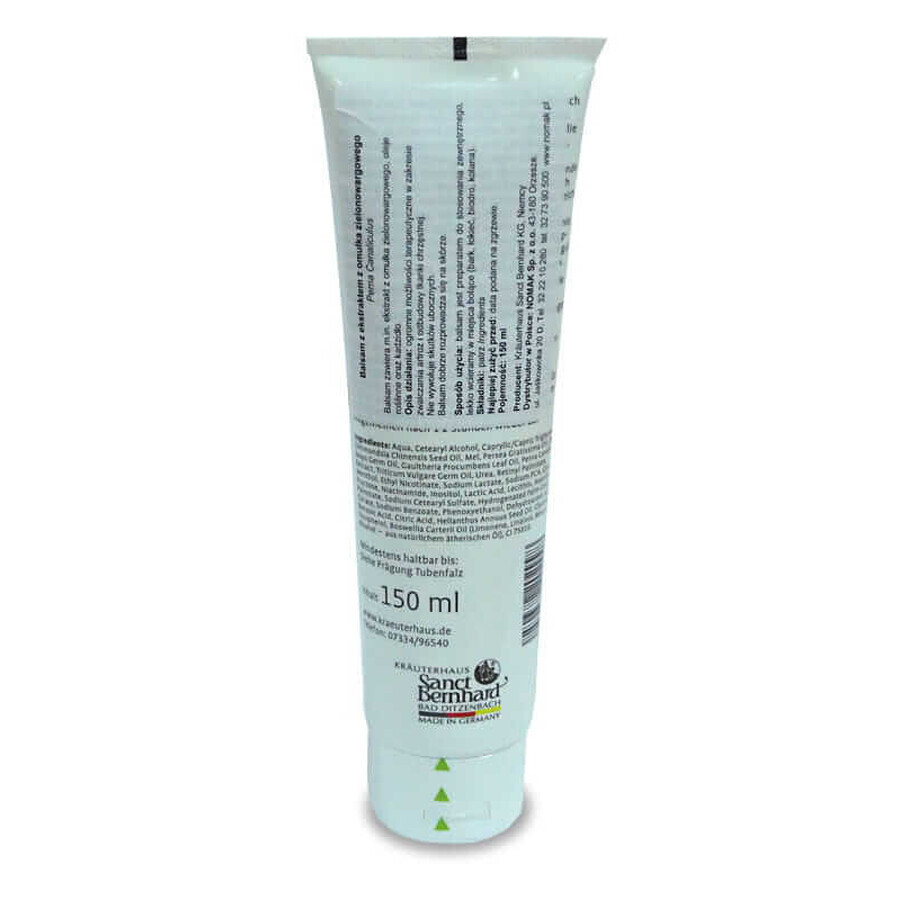 Baume aux moules et aux lèvres vertes (150 ml) Kräuterhaus Sanct Bernhard tube