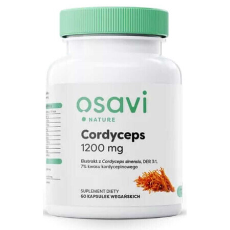 Osavi Cordyceps 1200 mg, 60 capsule