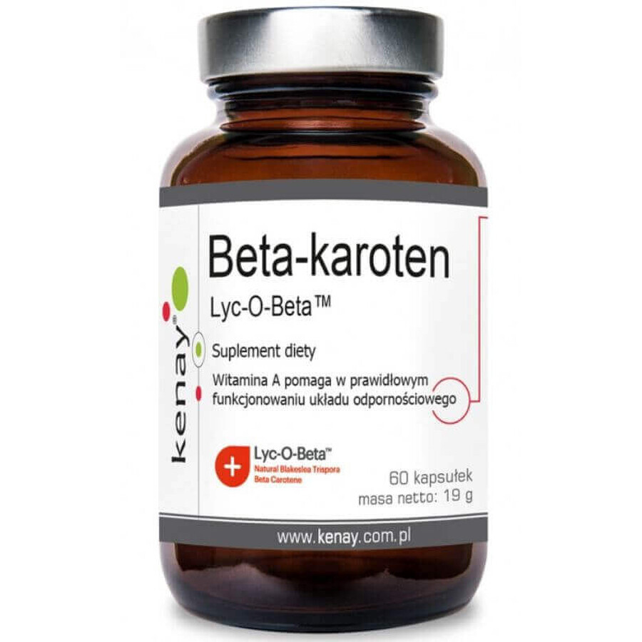 Beta-carotene Provitamina A Lyc-O-Beta 60 capsule Kenay