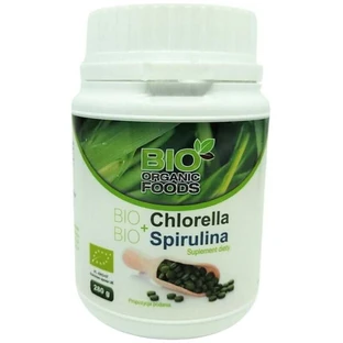 Bio Chlorella + Bio Spirulina 280g (ca. 700 Tabletten) Bio Organic Foods