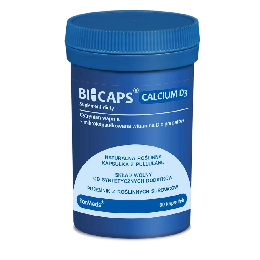 BICAPS Calcio D3 60 cápsulas - Formeds
