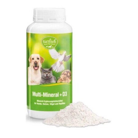 Multi Mineral für Hunde, Katzen, Vögel und Reptilien 200 g Tierlieb Sanct Bernhard