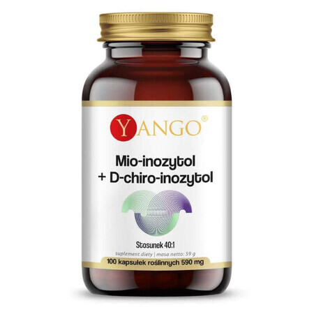 Myo-inositol + D-chiro-inositol 100 gélules Yango