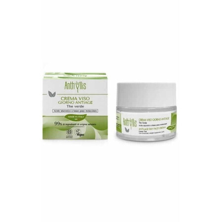 ANTI-AGE day cream with green tea and hyaluronic acid 50 ml Anthyllis