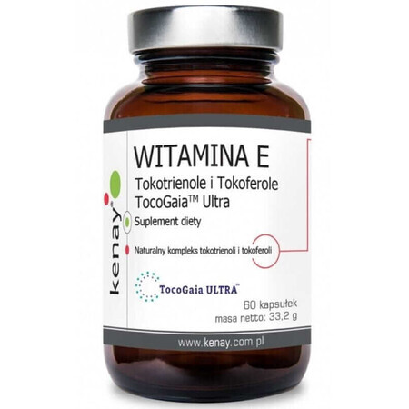 Vitamina E Tocotrienoli e Tocoferoli TocoGaia 60 capsule Kenay