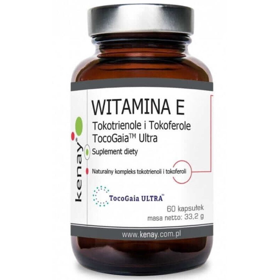 Vitamina E Tocotrienoli e Tocoferoli TocoGaia 60 capsule Kenay