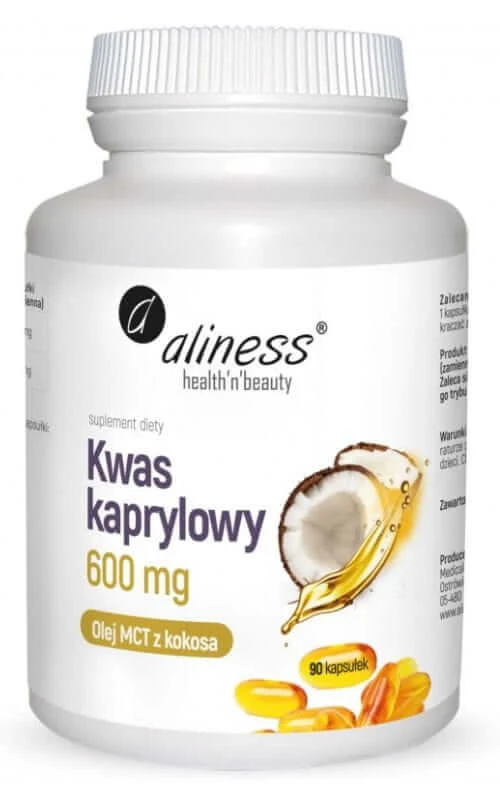 Caprylsäure 600 mg, 90 Kapseln, Aliness