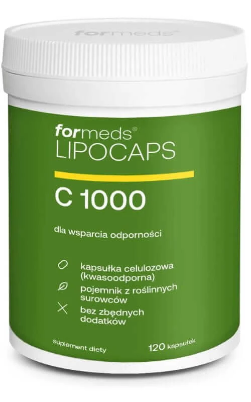 Liposomales Vitamin C LIPOCAPS C 1000 (120 Kapseln) Formate