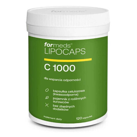 Vitamina C liposomal LIPOCAPS C 1000 (120 cápsulas) Formas