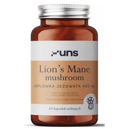 Lion's Mane Mushroom (400mg) 60 capsules UNS