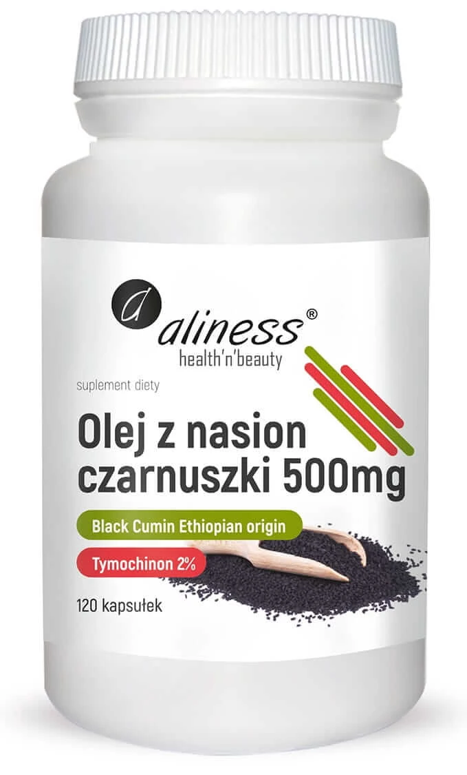 Nigellasamenöl 2% 500 mg (120 Kapseln) Aliness