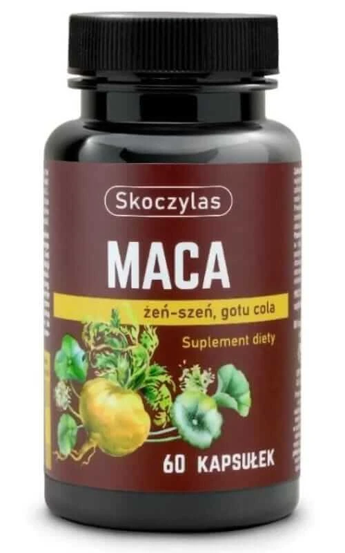 Skoczylas Maca+ Ginseng+ Gotu cola 60 Kapseln