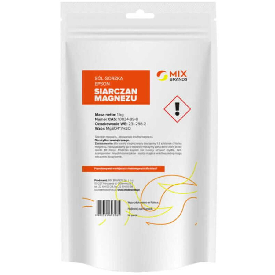 Magnesium Sulfate - Epsom Epsom Salt 1kg Mix Brands