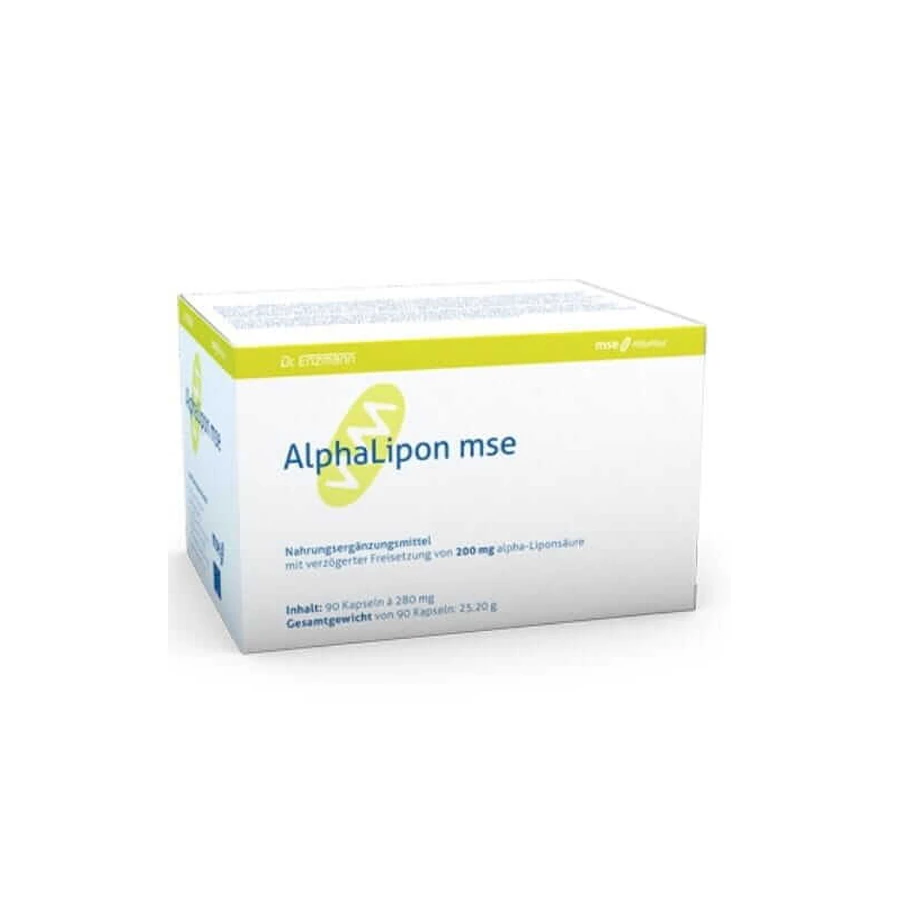 Alpha-Liponsäure MSE 90 Kapseln, Dr. Enzmann, Dr. Enzmann
