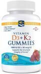 Nordic Naturals, Vitamin D3+K2 Gummib&#228;rchen 60 Kapseln mit Granatapfelgeschmack