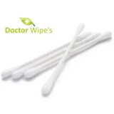 Betisoare de urechi cu opritor pentru copii Doctor Cotton's, 56 bucati, Doctor Wipe's