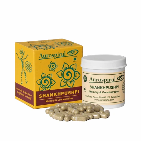 Shankapushpi (Gedächtnis und Konzentration) 100 Kapseln Aurospirul