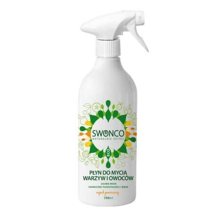 Fruit and Vegetable Wash 750ml Swonco orange fragrance