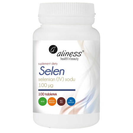 Sodium selenate 100µg, 100 vegetarian tablets - Aliness