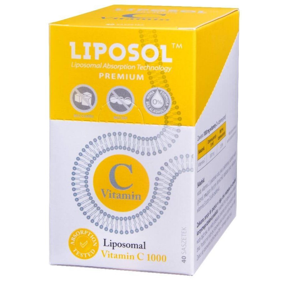 Aliness - Liposol Vitamina C Liposomal 1000 mg x 40 sobres