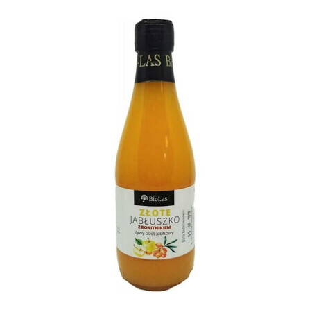 Golden apple cider vinegar with sea buckthorn 330 ml Bio-Las