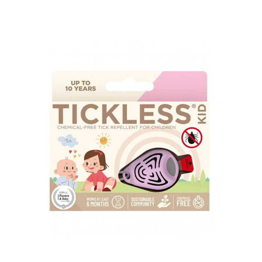 TICKLESS KID PINK Répulsif à tiques ultrasonique pour enfants