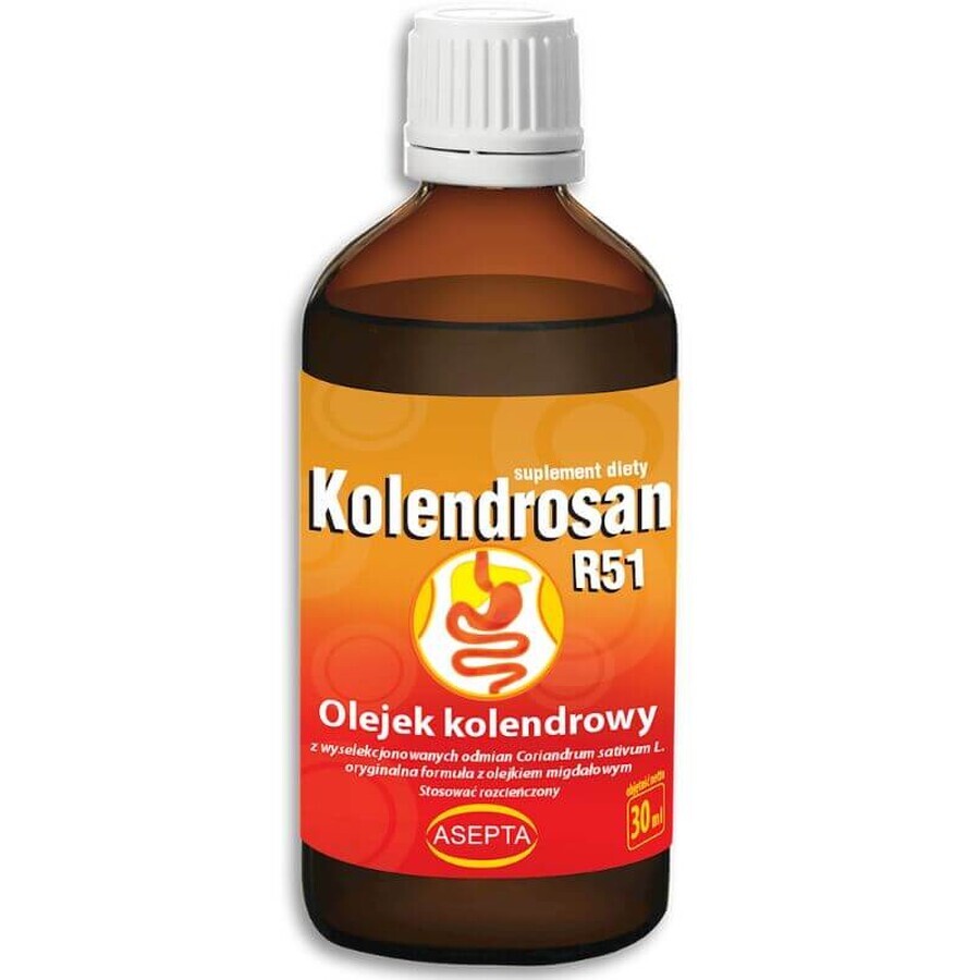 Collendrosan R51 Koriander und Mandelöl 30ml ASEPTA