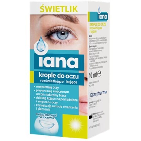 IANA CANDLE aufhellende und beruhigende Augentropfen 10ml STARPHARMA