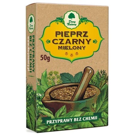 Gemalen zwarte peper 50g DARY NATURY