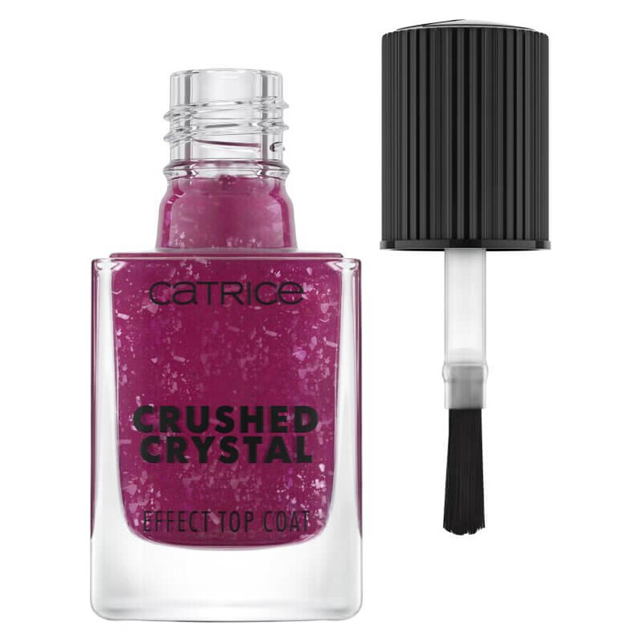 Decklack Crushed Crystal Effect, 010, Amethyst Aura, 10,5 ml, Catrice