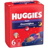 Elite Soft Overnights Nachtschlüpfer Elite Soft Overnights Nr.6, 15-25 kg, 22 Stück, Huggies