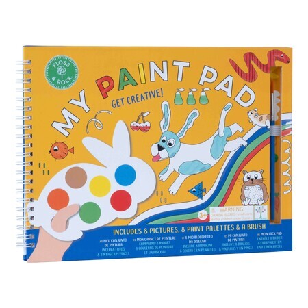 My Paint Pad Pets Aquarell-Malbuch, ab 3 Jahren, Floss & Rock