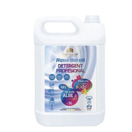 Professional laundry detergent Aqua Neroli, 5 liters, Timeless Aroma Boost, Cashmere Aroma