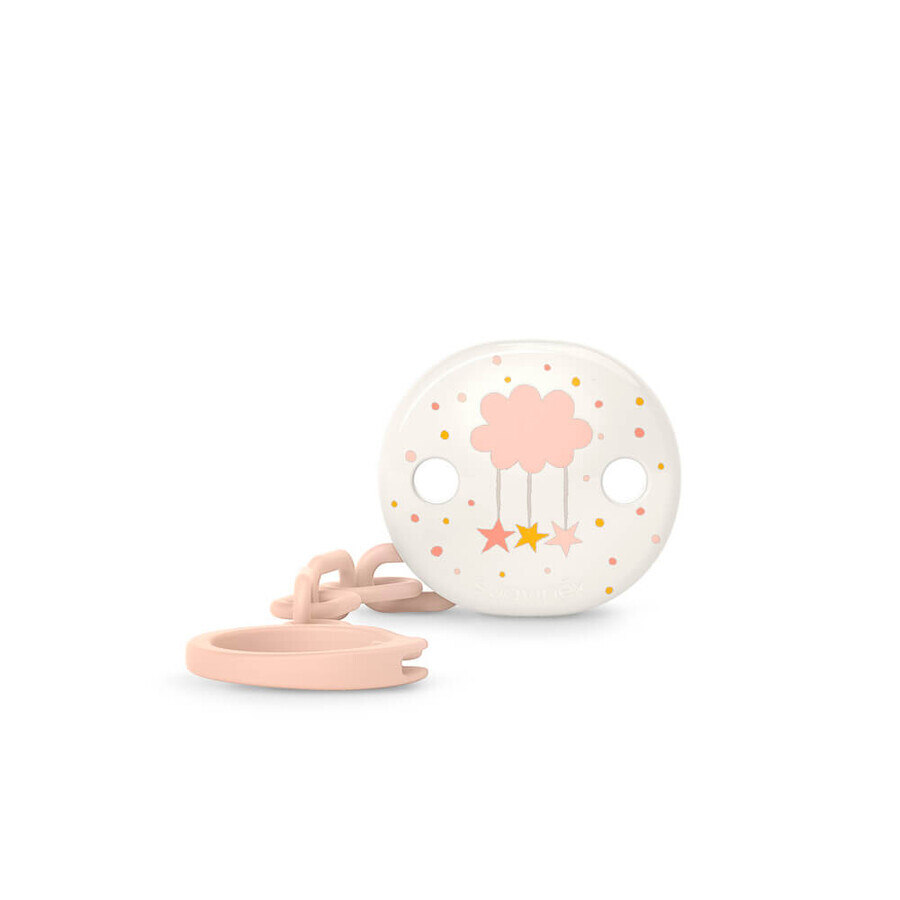 Attaches sucettes pour sucette Dreams, Peach, Suavinex