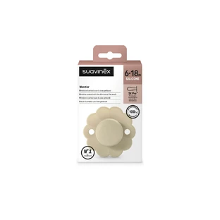 Silikonschnuller SX Pro Wonder, 6 - 18 Monate, Creme, 1 Stück, Suavinex
