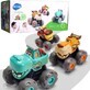 3er-Set Bebe Monster Truck Autos, ab 18 Monaten, Hola