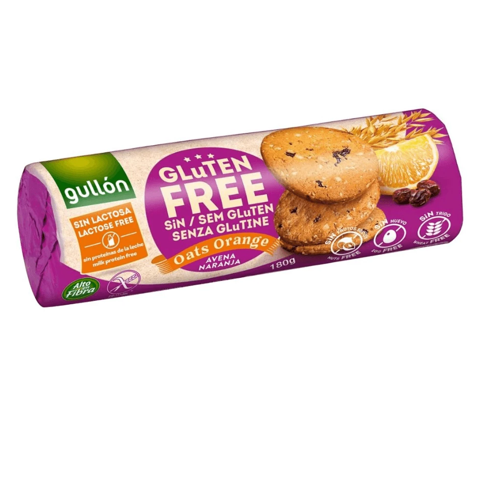 Glutenfreie Hafer-Orangen-Kekse, 180 g, Gullon