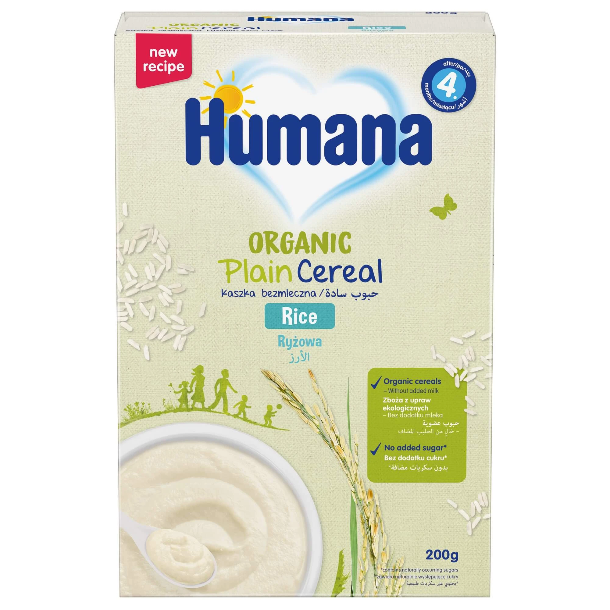 Bio Reis Müsli, + 4 Monate, 200 g, Humana