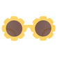 Ultraflexible Sonnenbrille mit bernsteinfarbenen Gl&#228;sern f&#252;r Kinder, 0-2 Jahre, Sweet Sunflower, Babiators