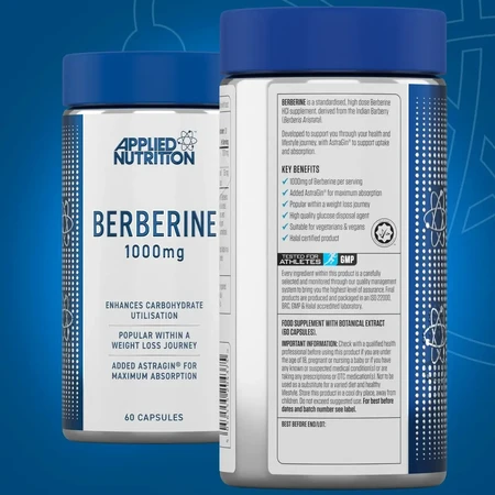 Berberine 1000 mg, 60 capsules, Applied Nutrition