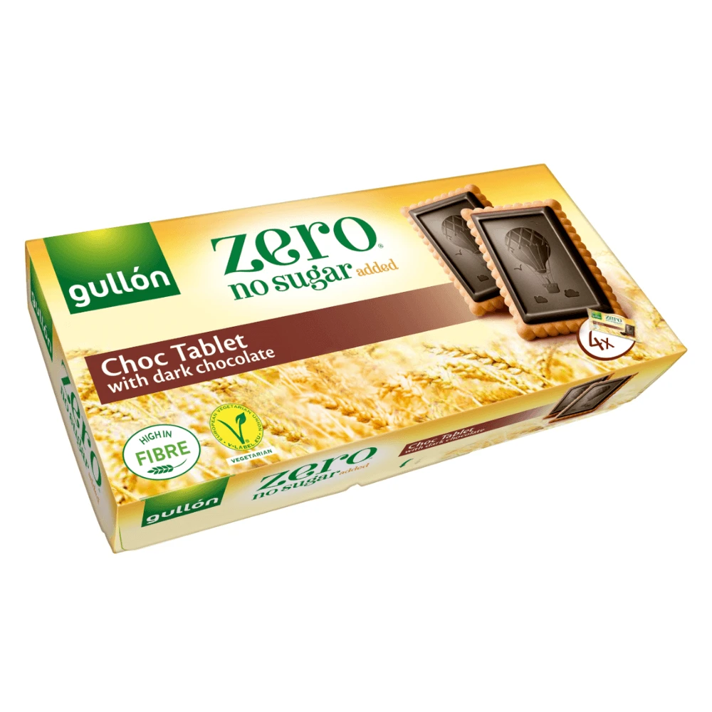 Bitterschokoladenkekse ohne Zuckerzusatz, 150 g, Gullon