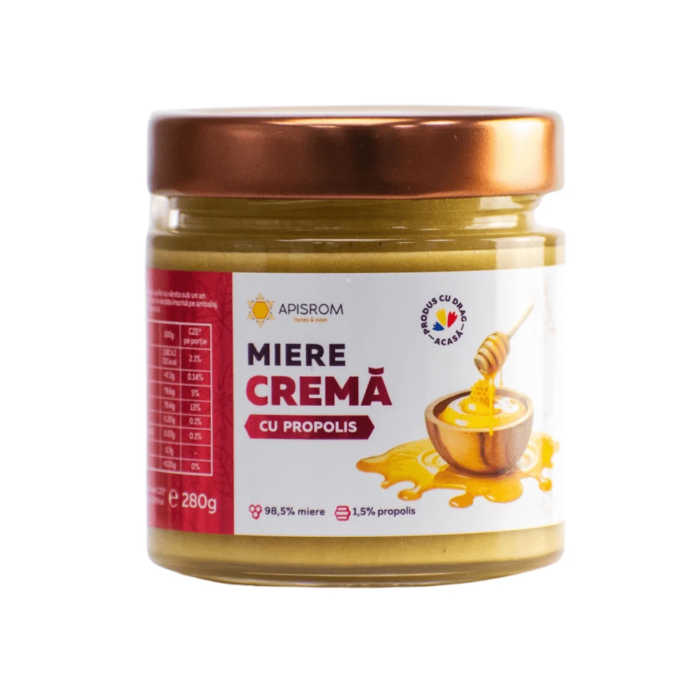 Honigcreme mit Propolis, 280 g, Apisrom